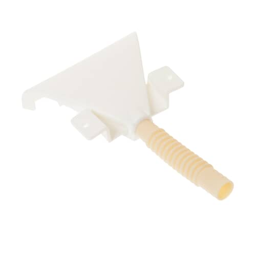 Coiled view of the GE WH41X10077 water inlet hose assembly.