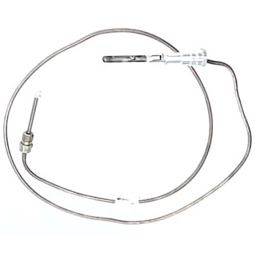 Close-up of the thermocouple sensor and connector.