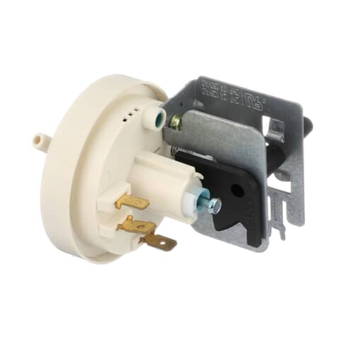 Genuine GE WH12X10065 pressure switch replacement part designed for accurate water level control in GE washers.