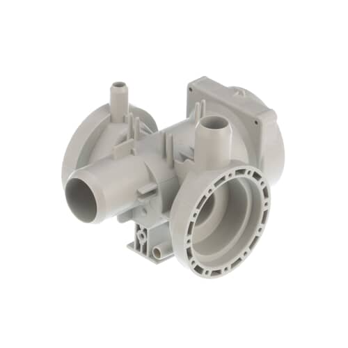 Light gray pump casing component, likely the receiving end for the motor