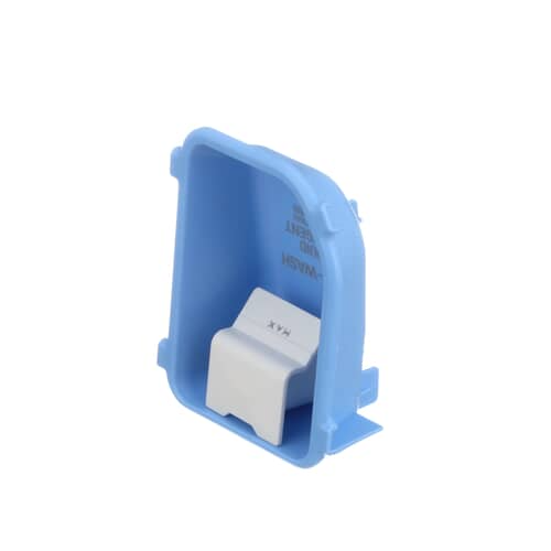 Side view of the LG 3891ER2003A detergent box showing mounting tabs
