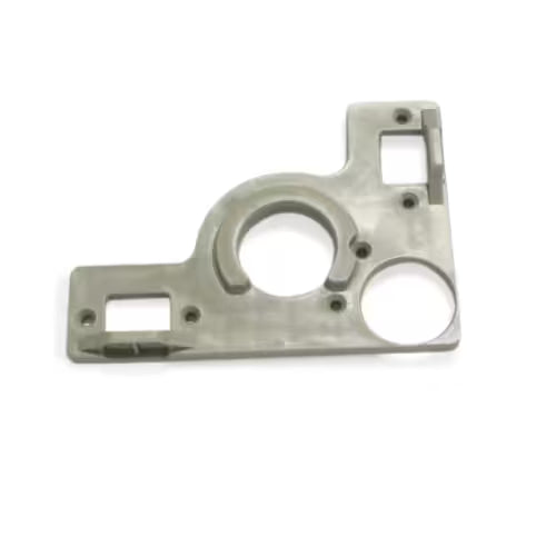 Close-up of LG leg guide MJH40343701 mounting bracket and leg support