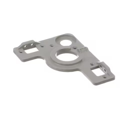 Washer pedestal leg guide MJH40343701 installed on LG pedestal base