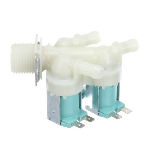 Side view of Samsung DC62-00142G Water Valve showing electrical terminals