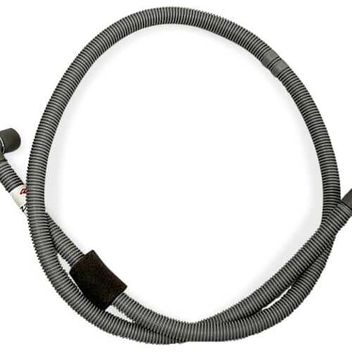 Samsung DC97-15273A OEM washer drain hose assembly, designed for efficient and leak-free water drainage.