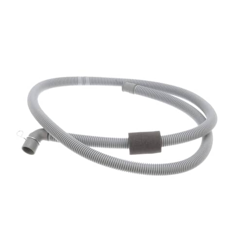 Genuine Samsung DC97-15273A flexible drain hose for front-load washers, ensures proper water discharge.