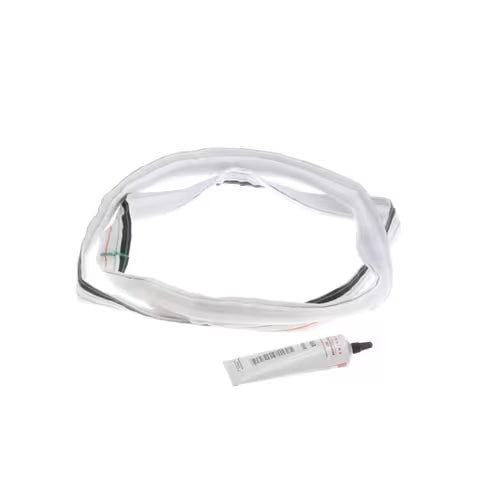 Close-up of felt material and adhesive backing on part W10612022