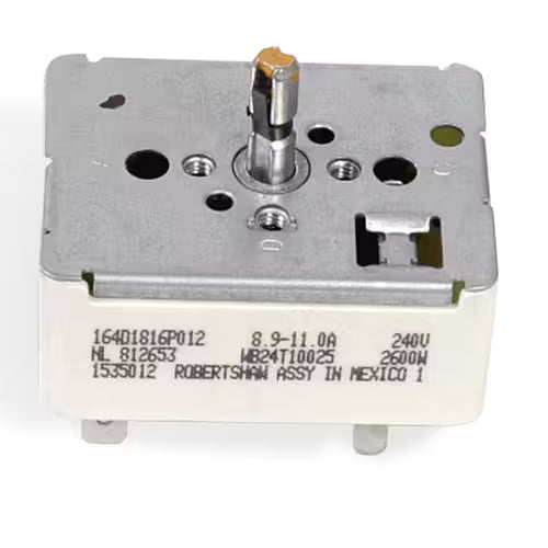 WB24T10025 GE oven selector switch replacement part compatible with select GE and Hotpoint electric ranges