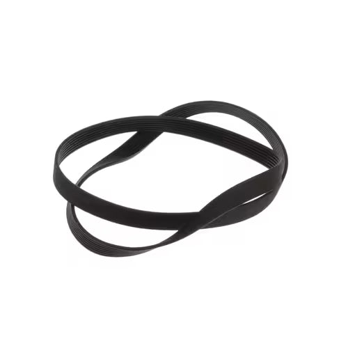 OEM GE washer belt WH08X10024 installed on drive pulley