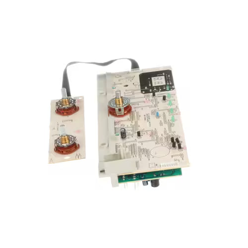 Washer control board WH12X10404 installed inside GE front-load washer