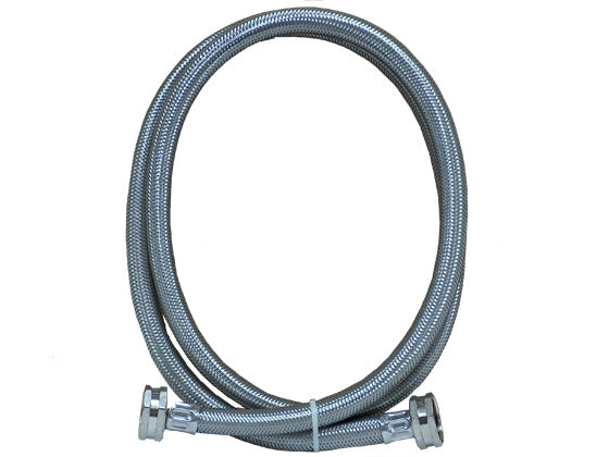 USD Products WM-50-185-FF Washer Hose – 5 ft Stainless Steel, Straight Connect