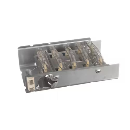 Dryer heating element WP 279843 installed in Whirlpool electric dryer