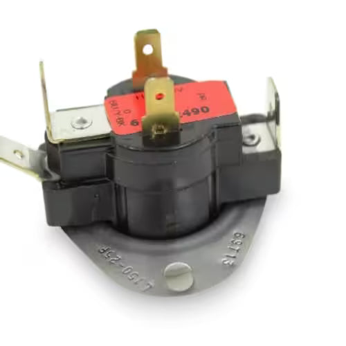 Close-up of four-terminal layout on WP307249 thermostat