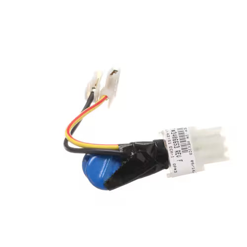 Whirlpool dryer wiring harness WP3406653 close-up connector