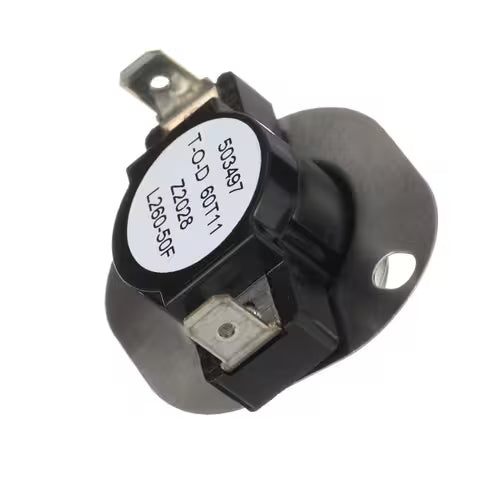 Whirlpool WP35001092 dryer high limit thermostat close-up terminals