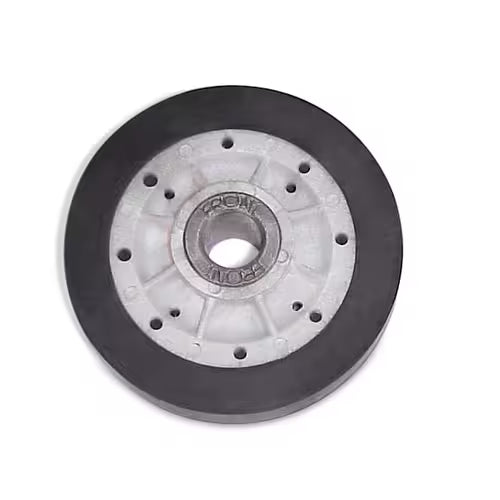 Dryer drum support roller WP37001042 old vs new comparison