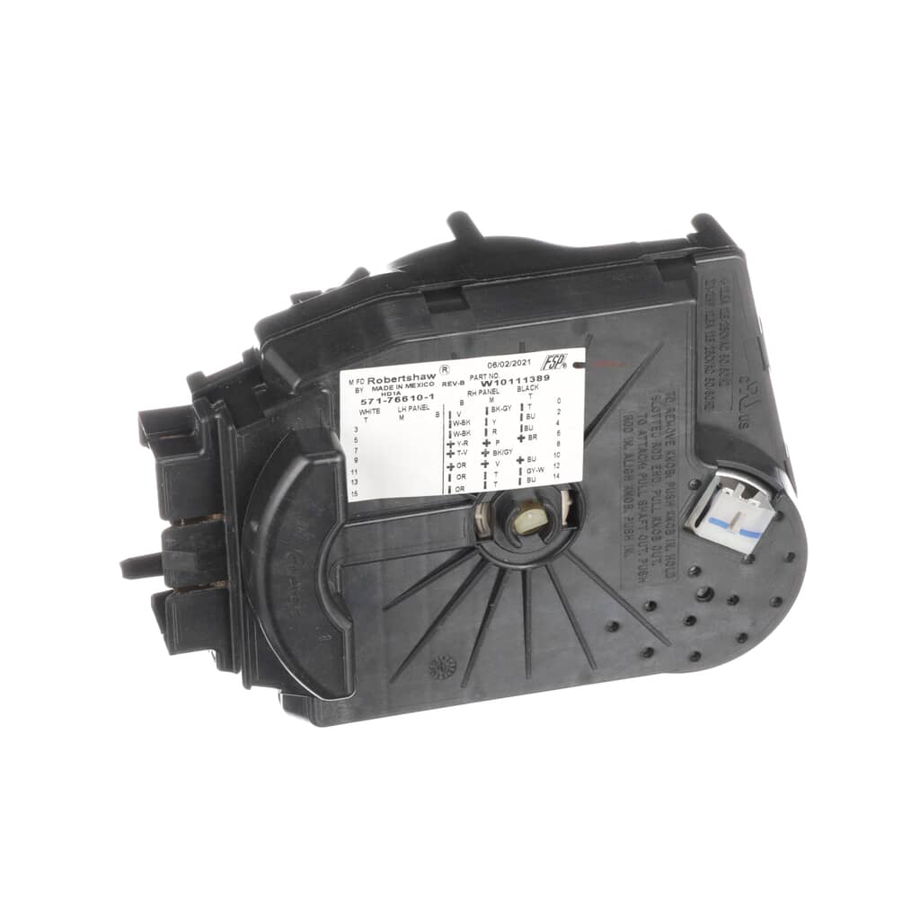 dishwasher timer WPW10111389 installation