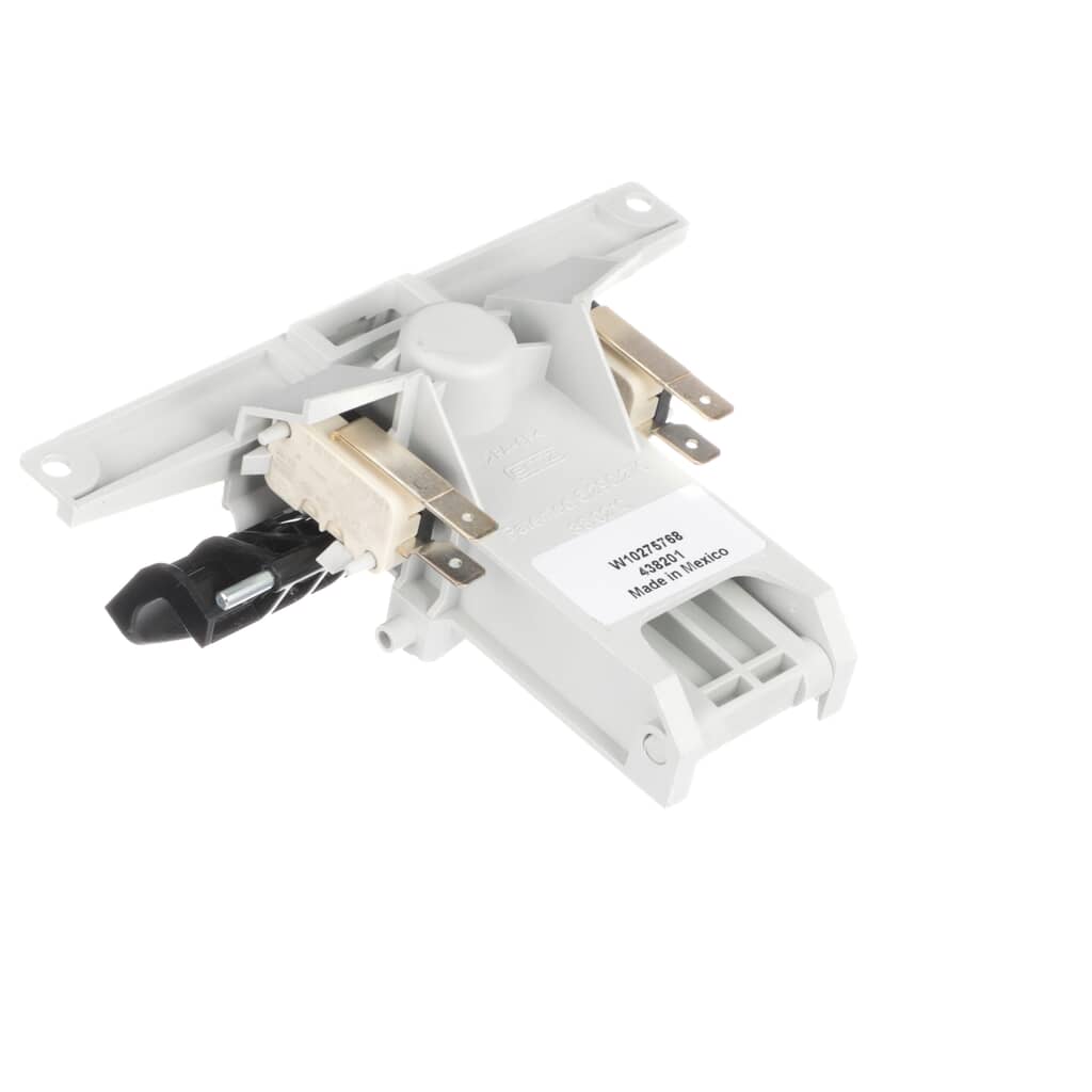 dishwasher door latch assembly (black) WPW10130695 installation