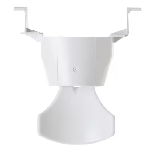 Installation of GE WR17X11264 ice dispenser funnel in refrigerator door