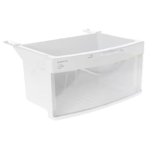 Replacement bin assembly WR32X10524 for GE / Kenmore refrigerator drawer