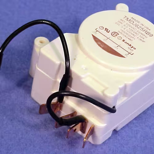 GE refrigerator defrost timer WR9X480 installed in appliance