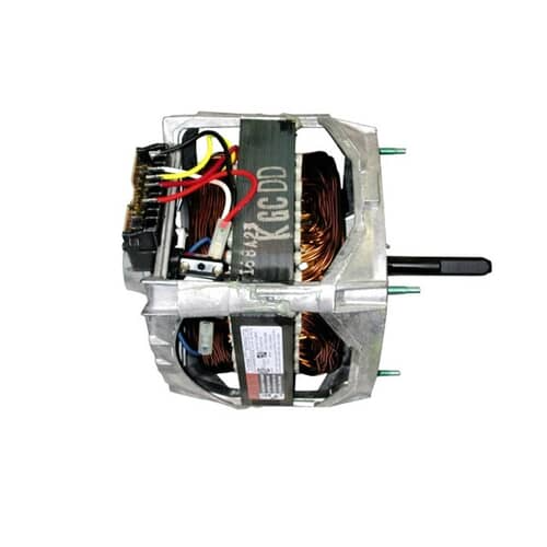 Image of the Whirlpool 12002351 drive motor assembly with the connected jumper wire harness.