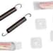 Close-up of the springs and plastic glides included in the Whirlpool 205000 Kit-Glide