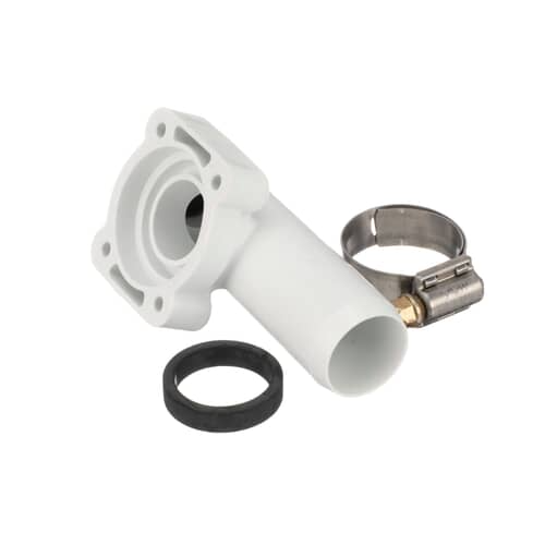Angled view of the Whirlpool 206638 siphon break housing