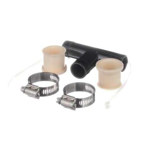 Whirlpool 285320 Washer Drain Hose Siphon Break Kit with connector and clamps