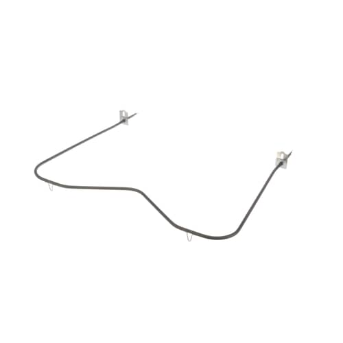 Front view of the Whirlpool 326793 electric oven lower bake element (2500W) with terminal ends.