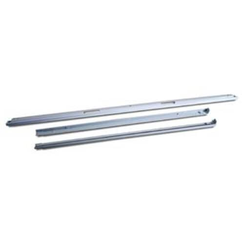 Angled view of the Whirlpool 8184859 white 3-piece oven door trim kit.