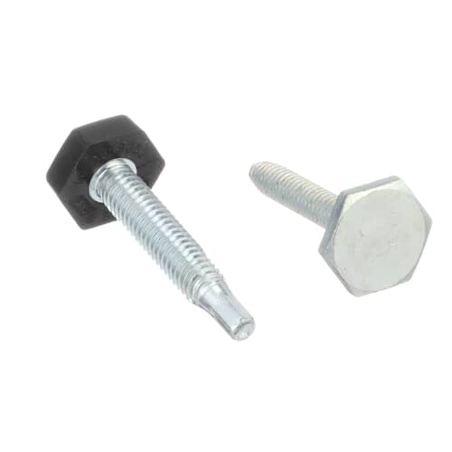 Whirlpool 8193716 Dishwasher Leveling Leg Kit with two adjustable screw-in feet