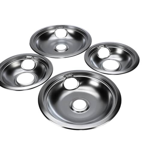 Second alternate view of the W10278125 drip bowl set.