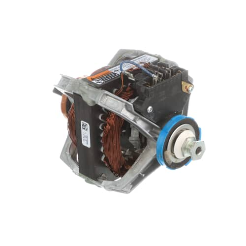 A view of the rear of the motor assembly, showing the electrical connection block mounted on the housing.
