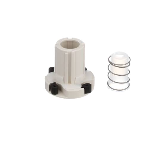 A bottom-up view of the Whirlpool WP8537433 agitator cam, showing the inner components