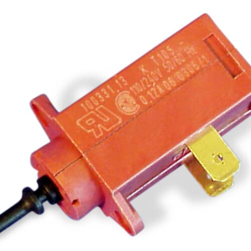 Whirlpool 12002535 OEM wax motor for front-load washer door lock assembly.