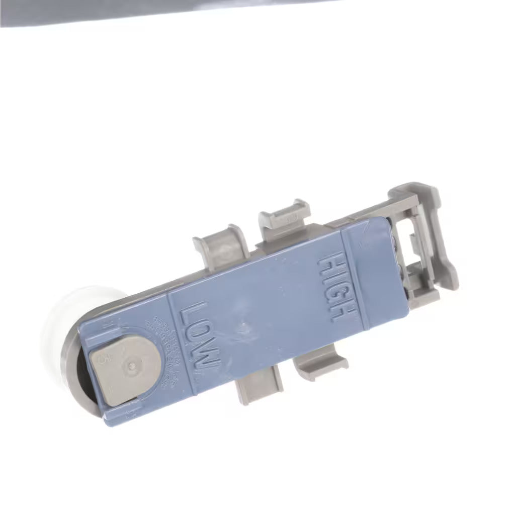 Whirlpool W11157084 part number on wheel assembly