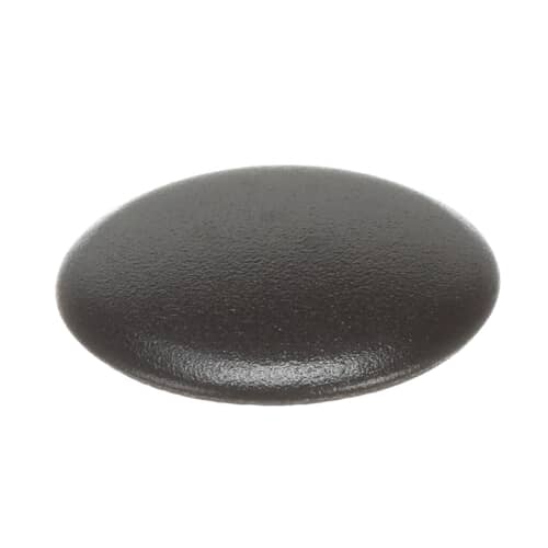 Alternative view of the small metal inner burner cap.