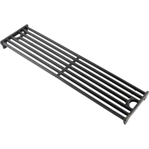 Bosch 00487155 elongated black cast iron grille/grate for Thermador professional range grill sections.