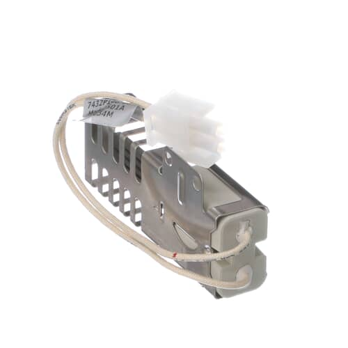 New gas oven igniter with plug connector.