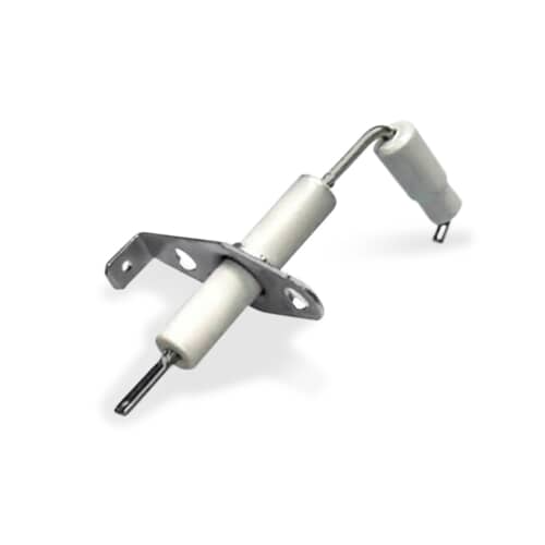 Gas appliance spark electrode with mounting bracket.