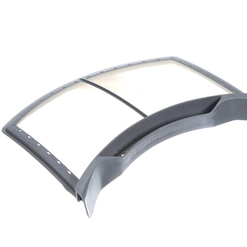 Electrolux 134793600 lint filter assembly coiled on a white background