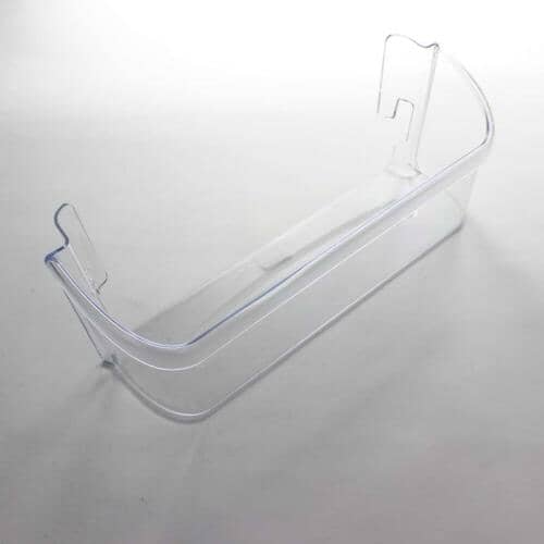 A close-up detail shot of the front bar of the Electrolux 240323002 door bin.