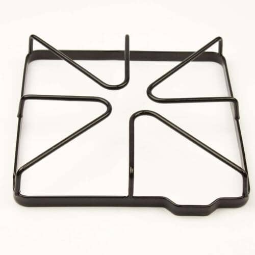 Electrolux 316463200 Gloss Black Burner Grate for a gas range or cooktop.