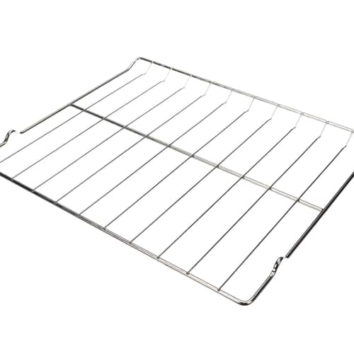 Electrolux 318345216 chrome oven rack for 24-inch ranges and wall ovens (approx 18x15 inches).
