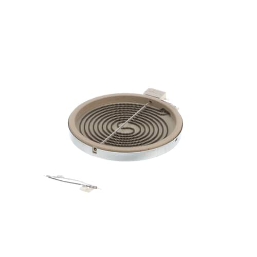 Electrolux 9031189010 surface element kit including the main element, separate heat sensor rod, and connector caps.