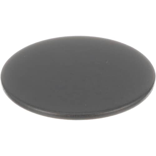 GE WB29K10022 Small Surface Burner Cap (5000 BTU) in black enamel.