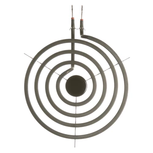 GE WB30T10071 8-inch electric coil surface element with black center medallion.