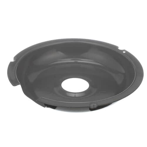GE WB32X5060 8-inch gray porcelain electric range drip bowl with center opening.