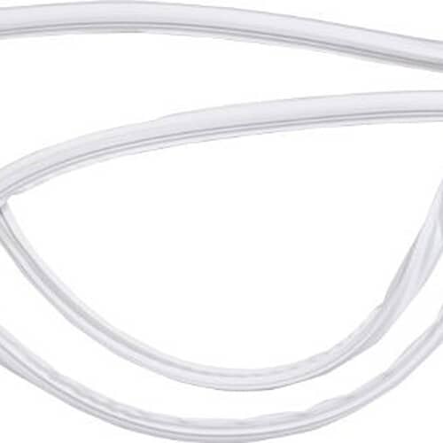 View showing a curved section of the gasket, illustrating the thickness of the material.
